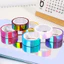 Băng Keo Washi Tape, Băng Dính Đa Sắc Óng Ánh Ombre Dùng Trang Trí TOMI 096