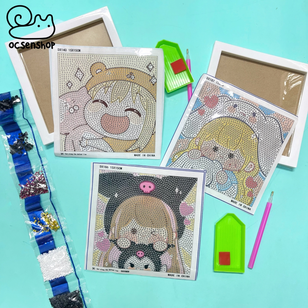 Tranh đính đá (15x15cm)