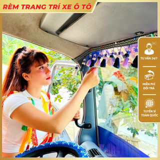Rèm trang trí nhiều màu dành cho xe tải, xe ô tô
