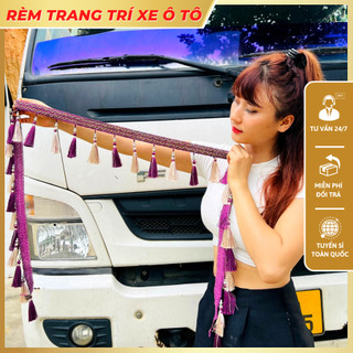 Rèm trang trí nhiều màu dành cho xe tải, xe ô tô