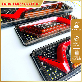 Đèn led sau xe tải nhiều chế độ điện 12v và 24v