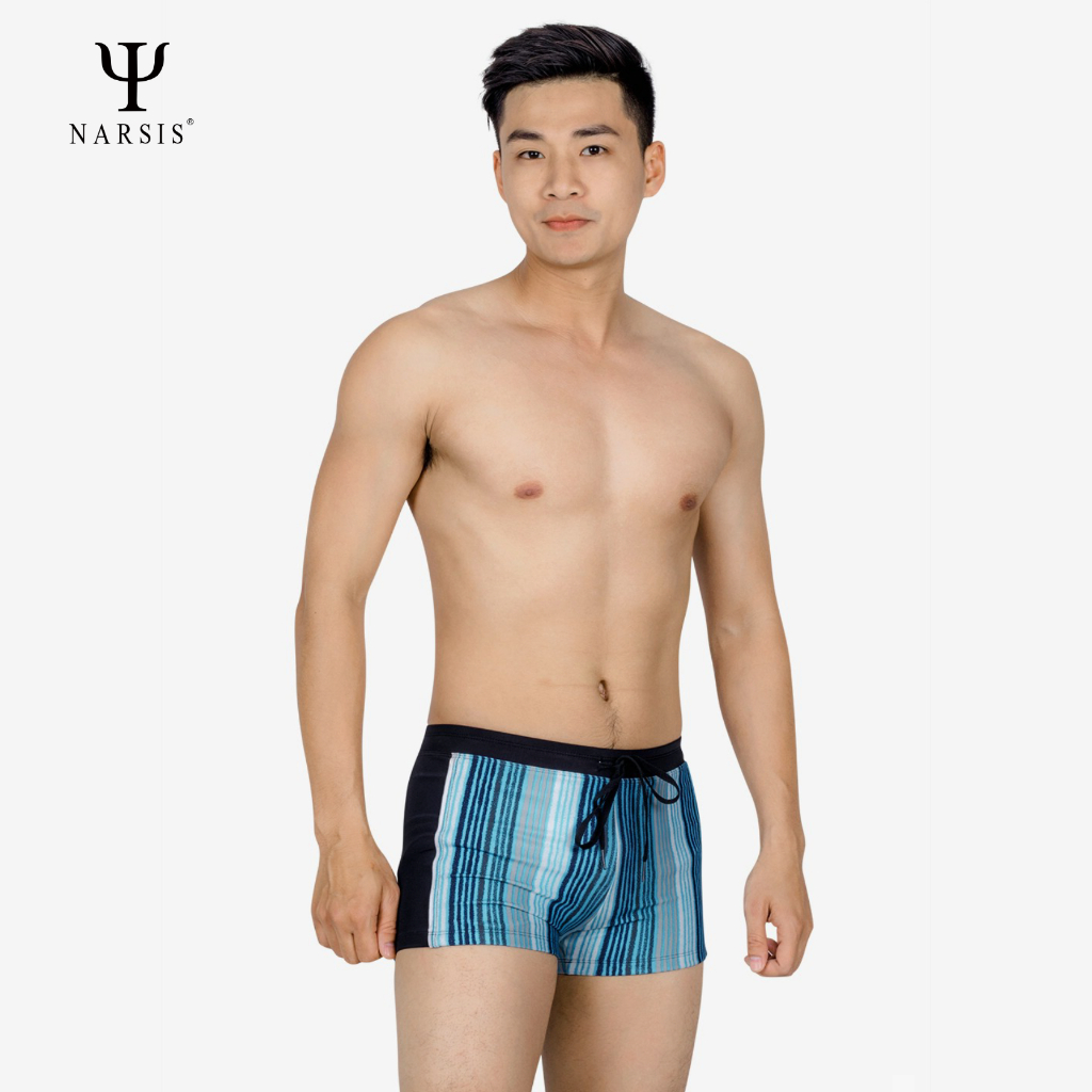 [TỔNG HỢP 10 MẪU SALE] Quần bơi nam chuyên nghiệp Narsis dáng ngắn 2 lớp Chất vải PE cao cấp co giãn 4 chiều