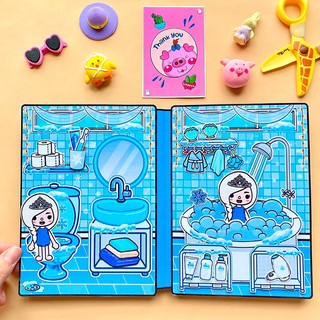 Ngôi nhà băng lấp lánh của công chúa ELSA  - Búp bê giấy- Toca life world