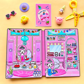 Toca Life World - Ngôi nhà Nàng tiên cá tóc hồng TocaBoca - Búp bê giấy