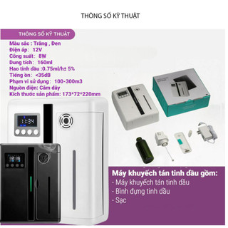Máy xông tinh dầu công nghiệp Qcooker máy khuếch tán tinh dầu sử dụng trong spa, khách sạn, nhà hàng diện tích lớn