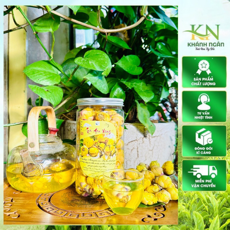 Trà Hoa Vàng Quảng Ninh Sấy Lạnh - Hỗ trợ giảm cân - Hoa trà vàng điều hòa huyết áp tăng cường sức khỏe(50gr-100gr)