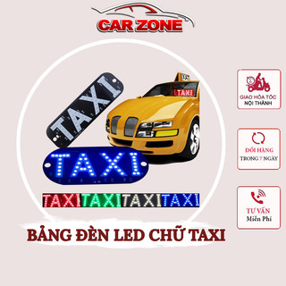 Bảng Đèn Led TAXI Gắn Kính Chắn Gió Ô Tô