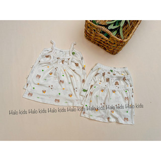 Bộ 2 dây chất liệu cotton giấy nhẹ, mỏng mát cho bé gái