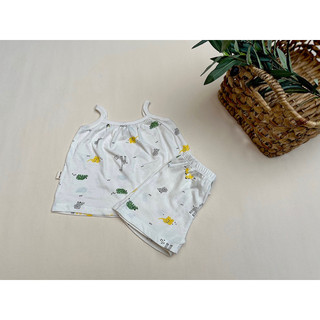 Bộ 2 dây chất liệu cotton giấy nhẹ, mỏng mát cho bé gái