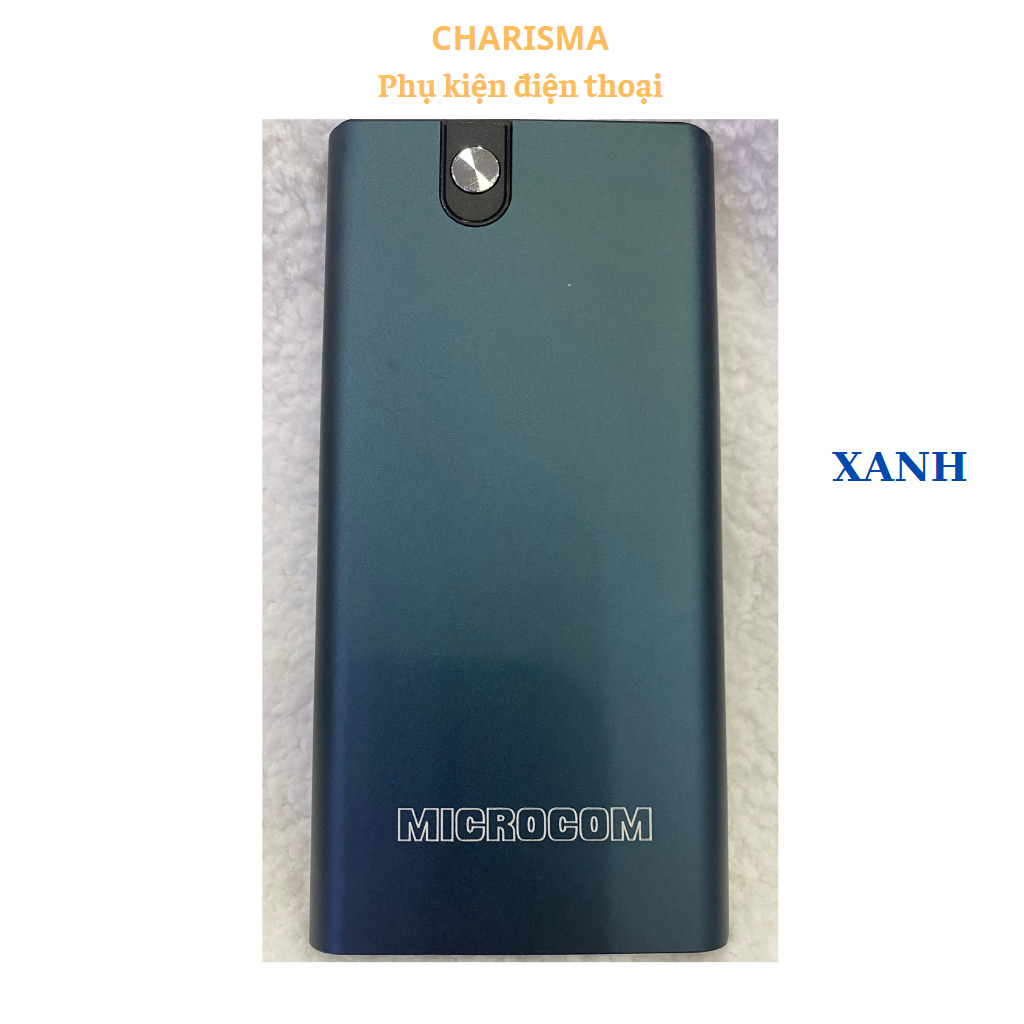 Sạc dự phòng chính hãng MICROCOM 10.000 mAh Model M10A bảo hành 12 ...