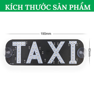 Bảng Đèn Led TAXI Gắn Kính Chắn Gió Ô Tô