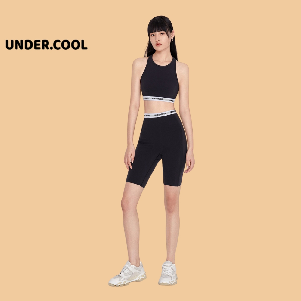 Quần Short Đùi Trơn Nữ Pickleball, Legging đùi ôm form UNDERCOOL mini biker đùi tập gym yoga lưng cao,Lửng Ngố QS02