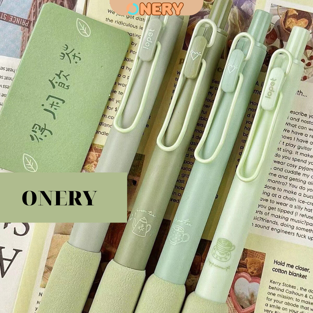 Bút Bi Bấm Matcha Sang Trọng nhà ONERY