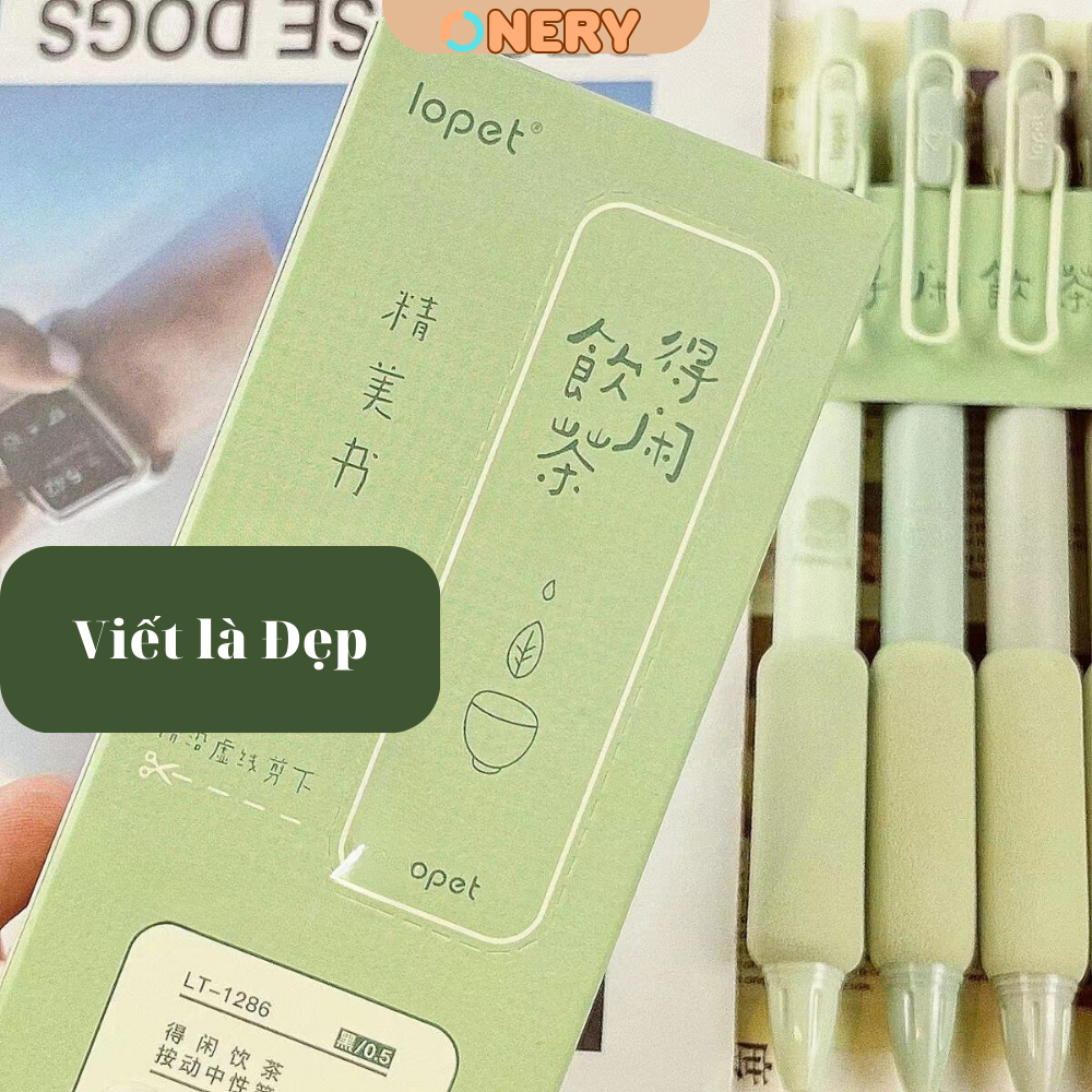 Bút Bi Bấm Matcha Sang Trọng nhà ONERY