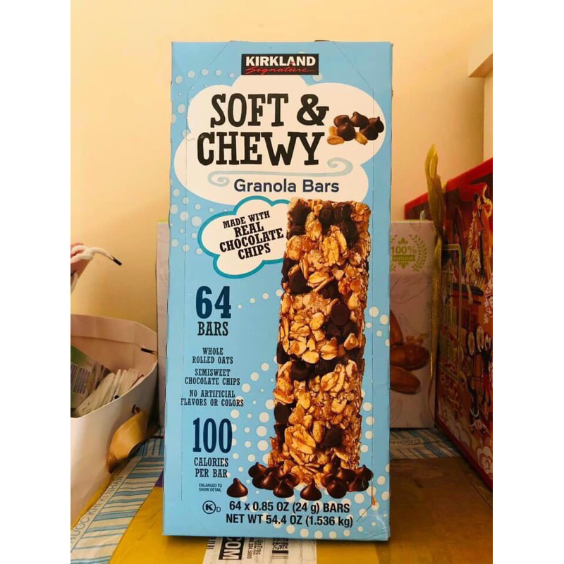 Bánh Ngũ Cốc Socola Kirkland Signature Soft And Chewy Granola Bars