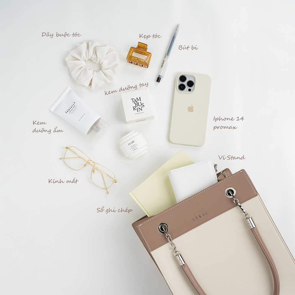 Túi tote nữ LESAC KATE BAG | BigBuy360 - bigbuy360.vn