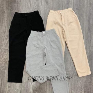 QUẦN BAGGY ĐŨI CHUN SAU CẠP TRƯỚC GIẢ KHOÁ