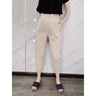 QUẦN BAGGY ĐŨI CHUN SAU CẠP TRƯỚC GIẢ KHOÁ