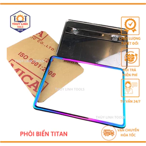 Bộ Phôi biển số Titan 7 màu nắp xe máy (có bán lẻ viền titan) THÙY LINH TOOLS