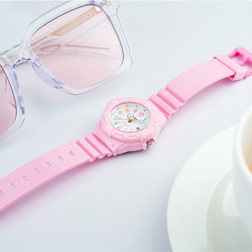 Ảnh Đồng Hồ Casio Nữ LRW-200H-4B2VDF Mặt Tròn Dây Cao Su Chính Hãng 4