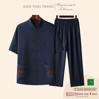 Bộ cộc tay TRUNG NIÊN, Hàng cực đẹp, Giá cực tốt, Chuẩn đũi mộc 100%, Dày dặn, Đẹp mê! B4