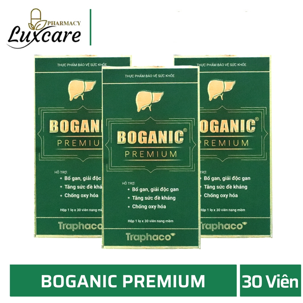 Boganic Premium bổ gan giải độc gan tăng cường chức năng gan chống oxy ...
