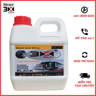 DUNG DỊCH ĐÁNH BÓNG VỎ XE 3X CHUYÊN DỤNG CAN 1 LÍT