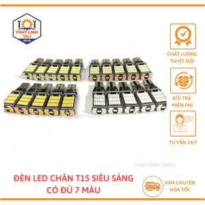 Đèn led xi nhan T15 gắn ô tô xe máy, đủ màu, Chớp xi nhan, công tắc tích hợp hazard THÙY LINH TOOLS