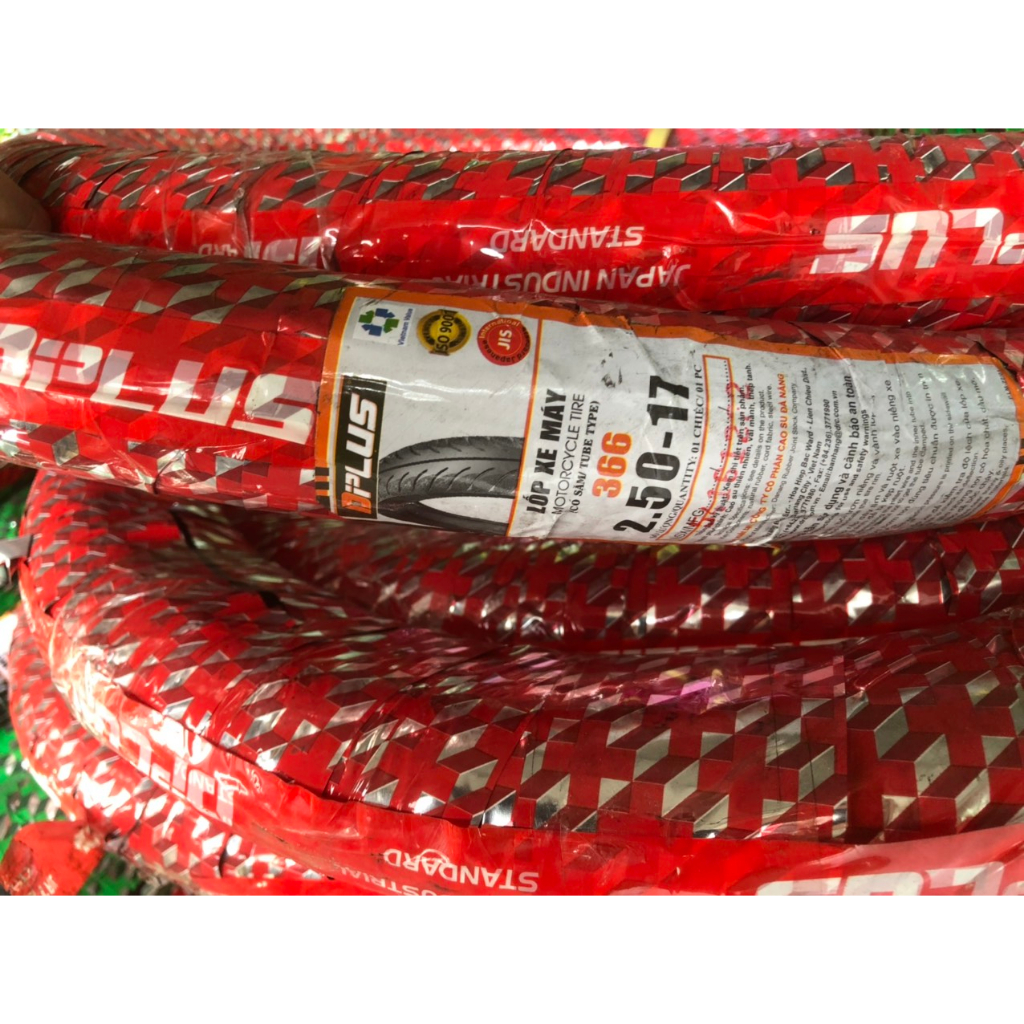 Lốp xe máy DPLUS 2.50-17 bánh trước xe Future, Sirius, Jupiter, bánh ...