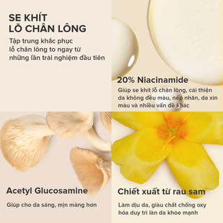 Tinh chất se khít lỗ chân lông Paula's Choice Clinical Niacinamide 20% Treatment 20ml
