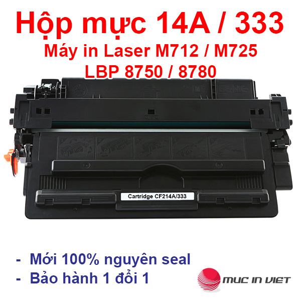 Hộp mực 14A / 333 (VAT) dùng cho máy in Canon LBP 8750, 8780 và HP 700 ...