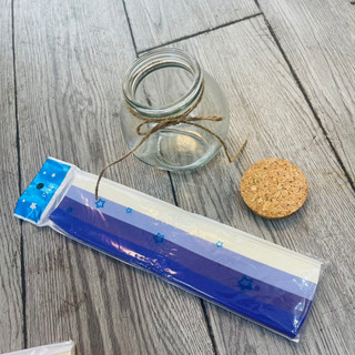 Combo 4 món lọ tròn kèm nút bần, dây thừng kèm set giấy gấp sao xinh xắn
