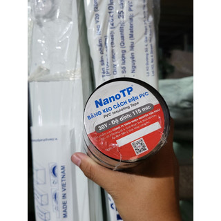 Băng Keo Cách Điện NanoTP Siêu Dính - 10, 20, 30 Yards - 10 Cuộn / Cây - BKĐ-thietbidienelec68