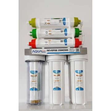 Bộ lọc nano aquasumo 8 cấp, không dùng điện, không nước thải, ly organic, vòi, lõi, van cấp, dây đầy đủ