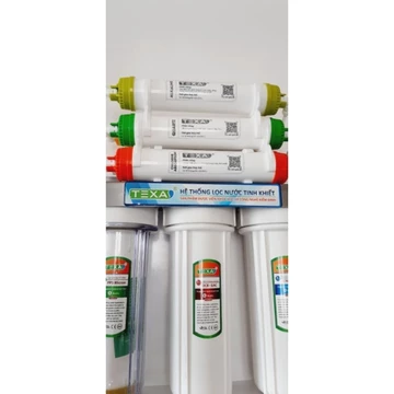Bộ lọc nano texas 8 cấp lọc, không dùng điện, không nước thải, vòi, van cấp, dây đầy đủ