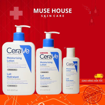 Sữa Dưỡng Ẩm CERAVE Dành Cho Da Khô Cerave Daily Moisturizin Lotion 88ml 236ml 473ml - Muse House