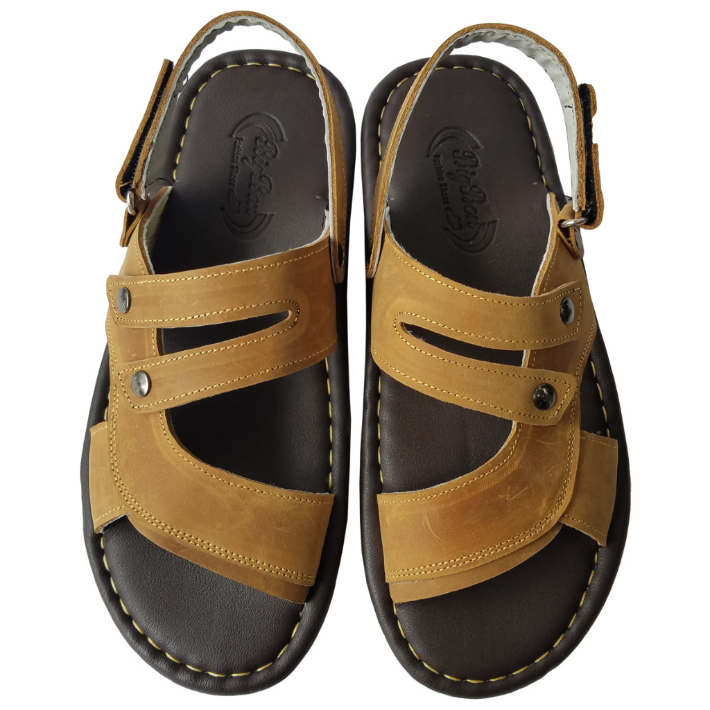 Giày sandal nam da bò BIGGBEN cao cấp HKD039