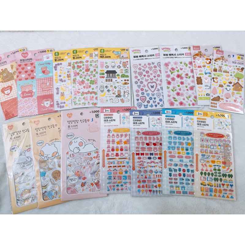 [MỚI CẬP NHẬT] TỔNG HỢP CÁC MẪU STICKERS - DAISO HÀN QUỐC | Shopee Việt Nam