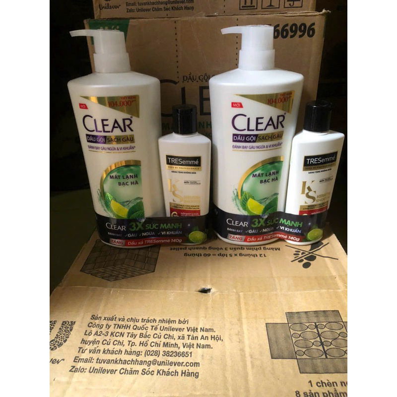 Dầu Gội Clear Sạch Gàu 880ml Mát Lạnh Bạc Hà 3x Sức Mạnh Đánh Bay Gàu, Ngứa, Vi Khuẩn