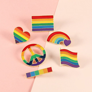 Huy Hiệu Hình Cờ Cầu Vồng LGBT