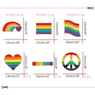 Huy Hiệu Hình Cờ Cầu Vồng LGBT