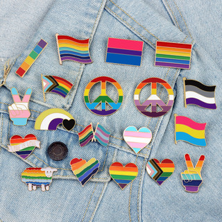 Huy Hiệu Hình Cờ Cầu Vồng LGBT