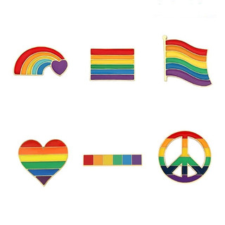 Huy Hiệu Hình Cờ Cầu Vồng LGBT