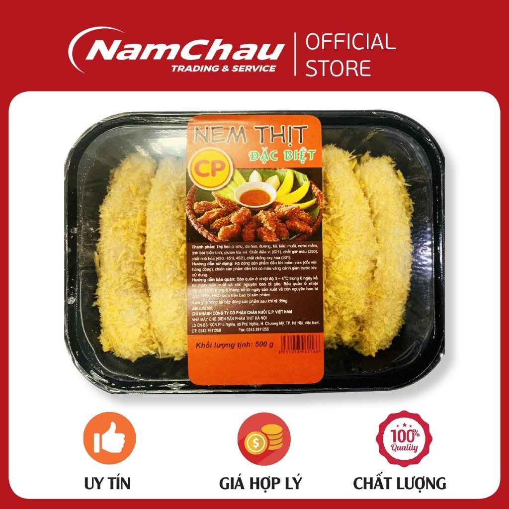 Nem thịt đặc biệt CP hộp 500g, chuẩn vị nem chua rán Hà Nội - thơm ngon ...