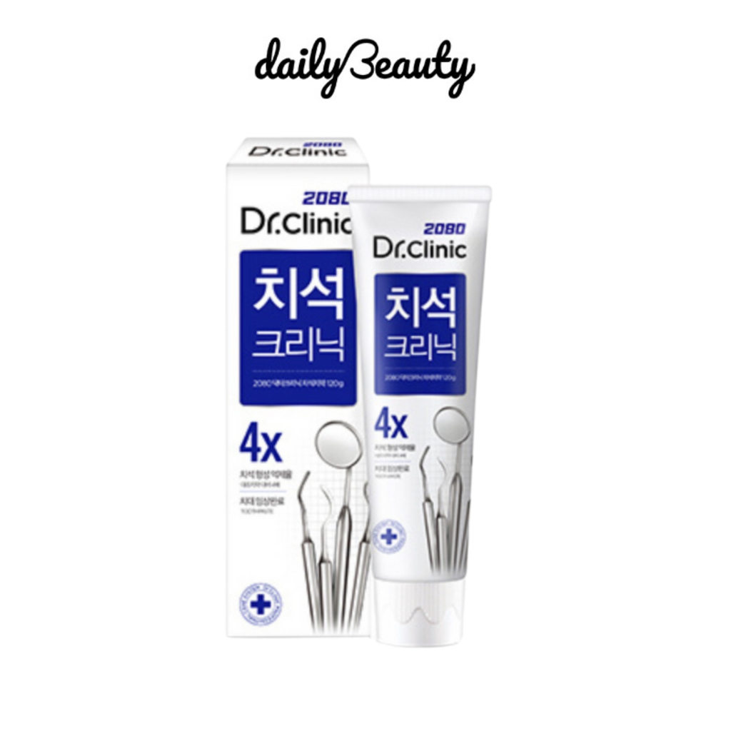 Kem Đánh Răng Ngừa Cao Răng Và Mảng Bám 2080 DR.CLINIC Tartar Care Toothpaste Ngừa Sâu Răng Hiệu Quả 125g Daily Beauty