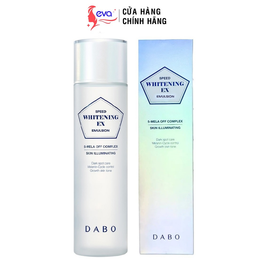 Sữa dưỡng thể trắng da cấp ẩm hương thơm tự nhiên Dabo Emulsion Speed Whitening Ex 160ml