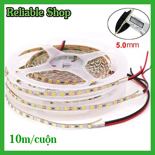 Cuộn 10m LED dán 5mm 12V 120led/m, phú hợp với thanh nhôm đèn LED nhỏ ...