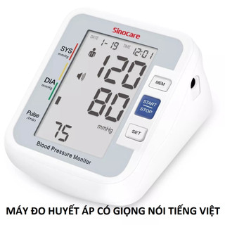 Máy đo huyết áp bắp tay tự động giọng nói tiếng việt bản mới loại tốt bảo hành 5 năm