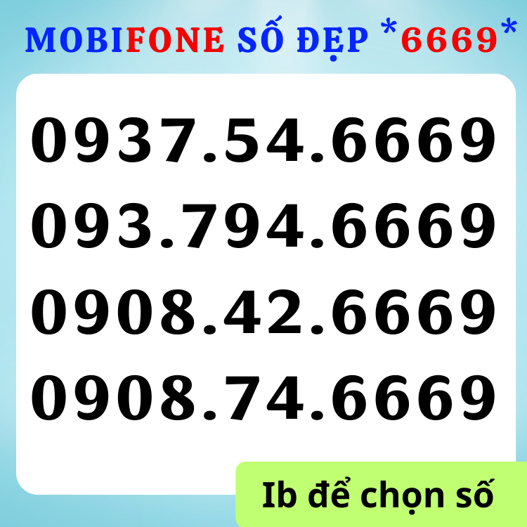 Sim Mobifone số đẹp, sim số đẹp Mobi đầu cổ 09, 093, 0908, 0931 Đuôi ...