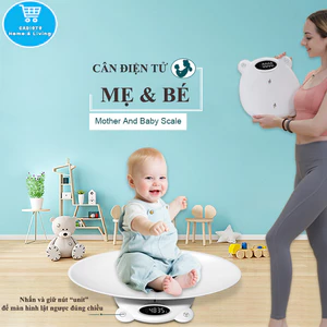 Cân Em Bé Điện Tử Sơ Sinh 120kg Cân Trẻ Em, Thú Cưng B03 Bằng Nhựa ABS Cao Cấp Chính Xác Từng Gam